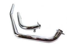 Load image into Gallery viewer, Shovelhead Upsweep Header Pipe Set Chrome