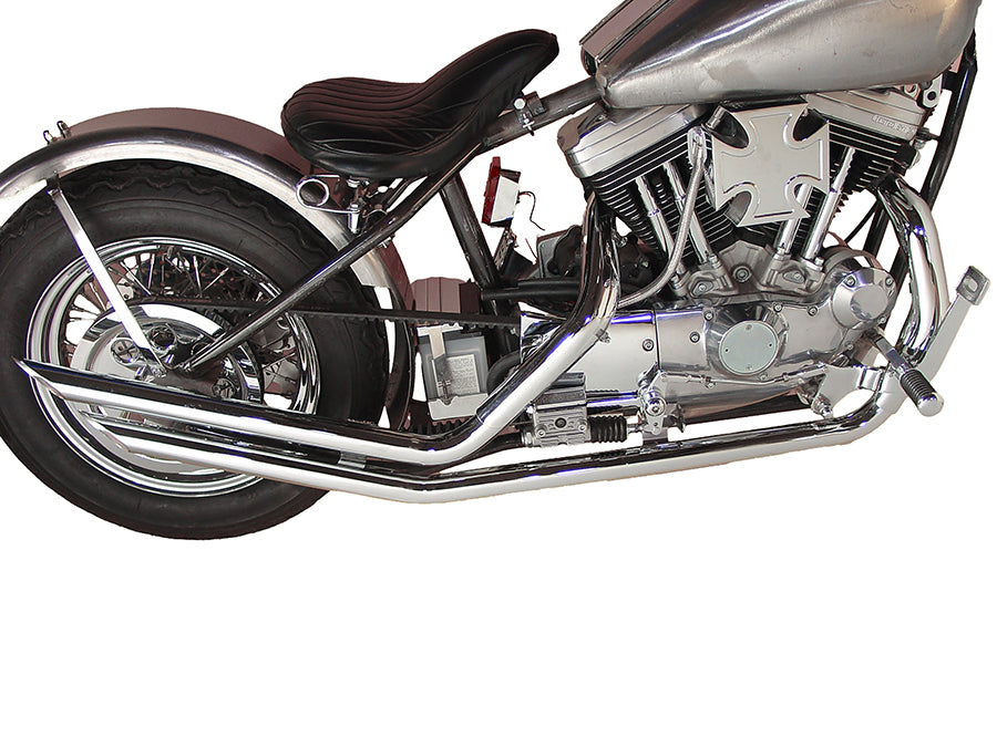 Exhaust Drag Pipe Set Slash Cut