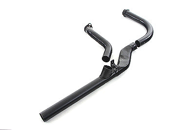 2 into 1 Black Exhaust Header Set