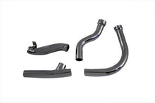 Load image into Gallery viewer, 2 into 1 Exhaust Pipe Chrome Header Set