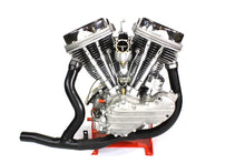 Load image into Gallery viewer, 2 into 1 Black Exhaust Pipe Header Set