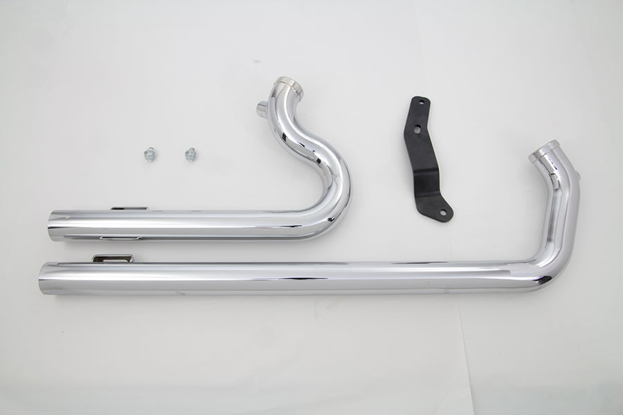 XL Shotgun Exhaust Drag Pipe Set Chrome