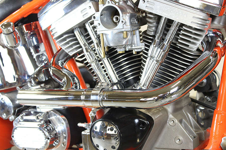 2:1 Siamese Exhaust Header Set Chrome
