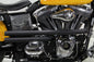 Exhaust Drag Pipe Set Black Shotgun Style