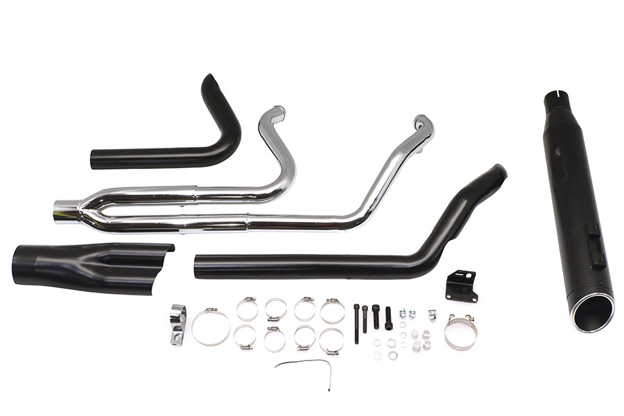 Ultima M8 Dominator 2:1 Exhaust Header System Black