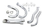 Chrome 2 into 1 Exhaust Header Set