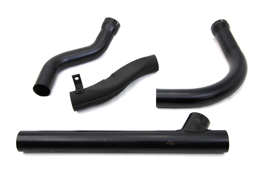 Panhead Exhaust Header Set Black