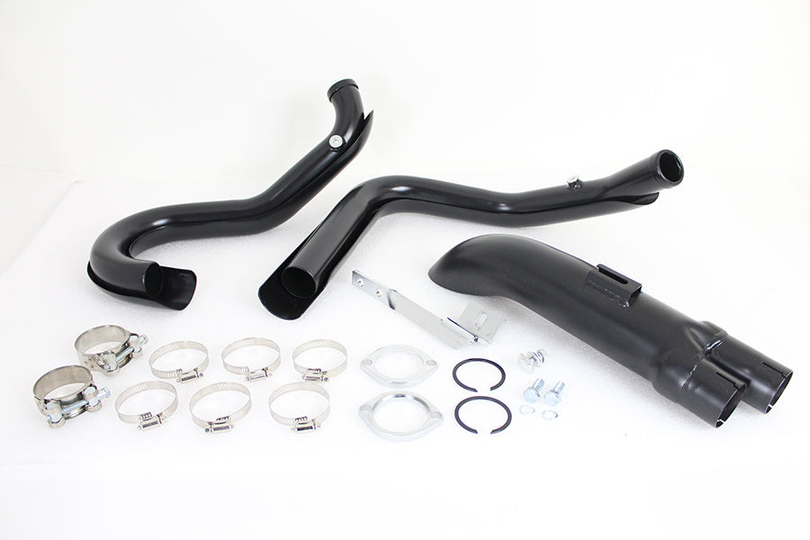 Wyatt Gatling 1-3/4 inch 2 into 1 Exhaust Header Set Black