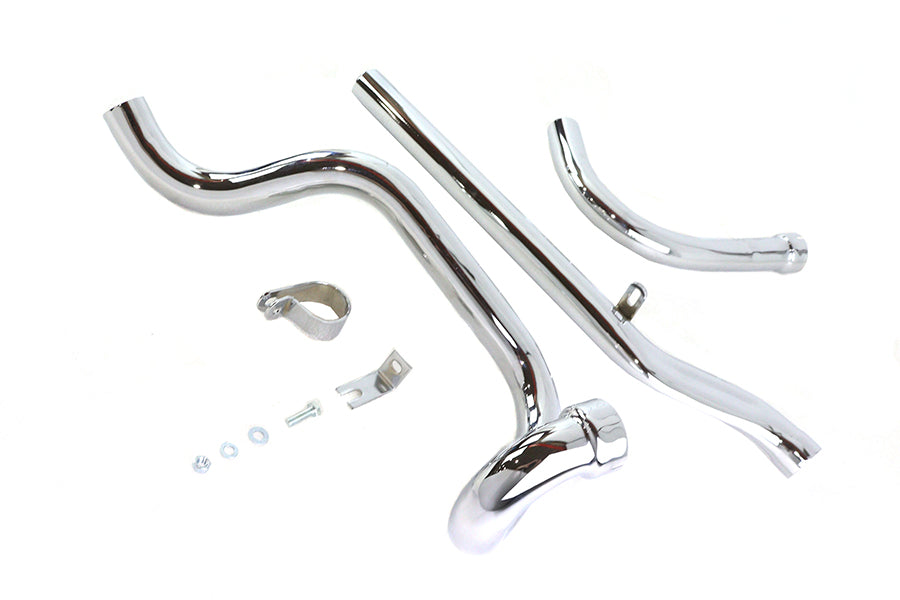 Dual Crossover Chrome Exhaust System