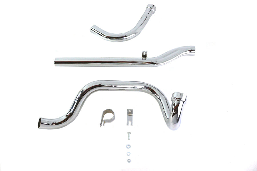Dual Crossover Chrome Exhaust System