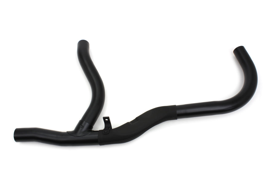 Replica 2 into 1 Exhaust Pipe Header Set Black
