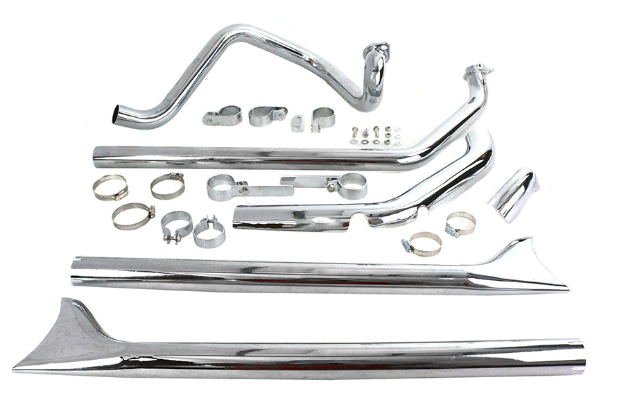 True Dual Chrome Exhaust System