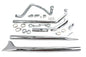 True Dual Chrome Exhaust System