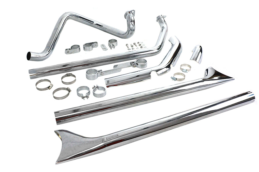 True Dual Chrome Exhaust System