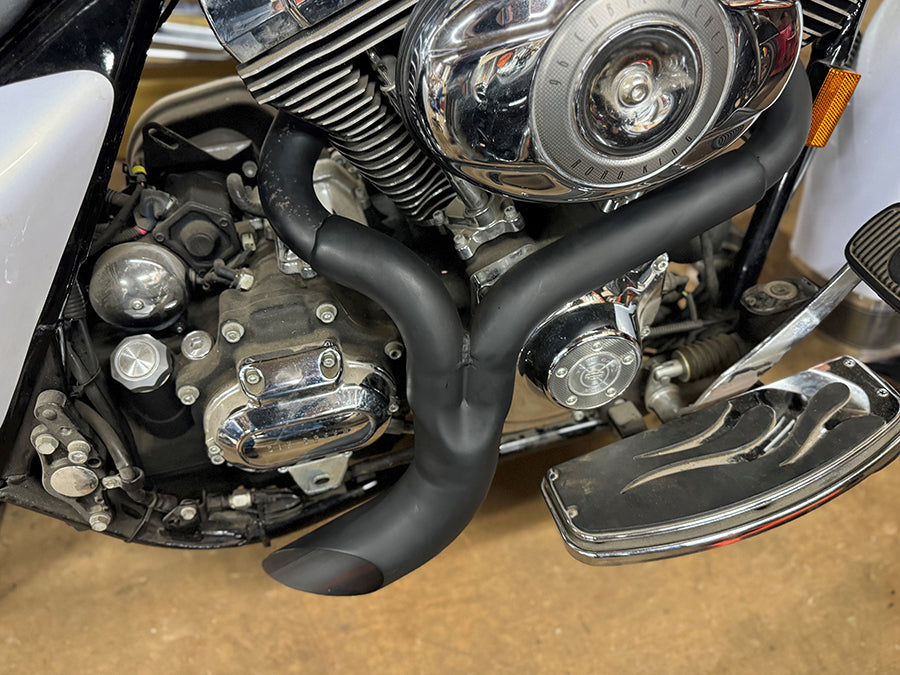 Wyatt Gatling Ground Pounder Exhaust System Black