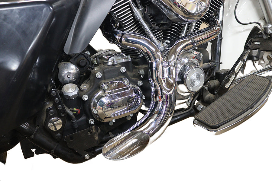 Wyatt Gatling Ground Pounder Exhaust System Chrome