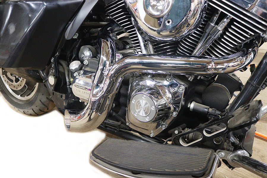 Wyatt Gatling Ground Pounder Exhaust System Chrome