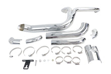 Load image into Gallery viewer, Speedster 1-3/4 inch 2 into 1 Exhaust Header Set Chrome