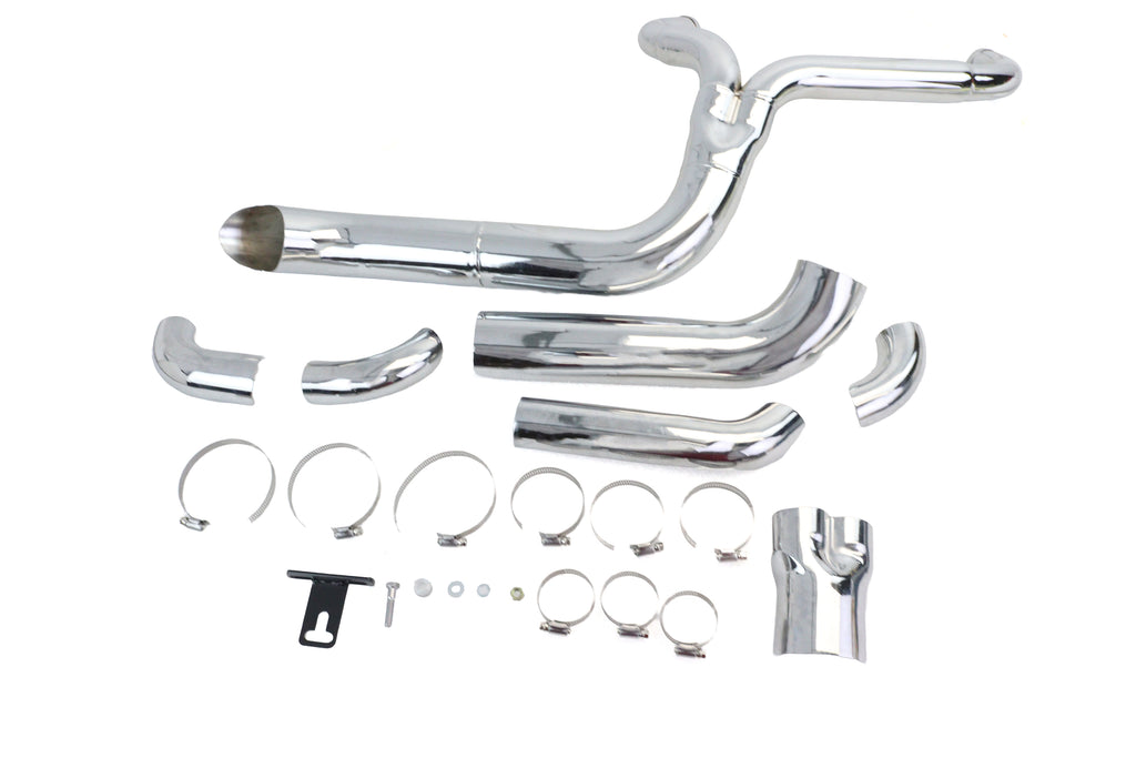 Speedster 1-3/4 inch 2 into 1 Exhaust Header Set Chrome