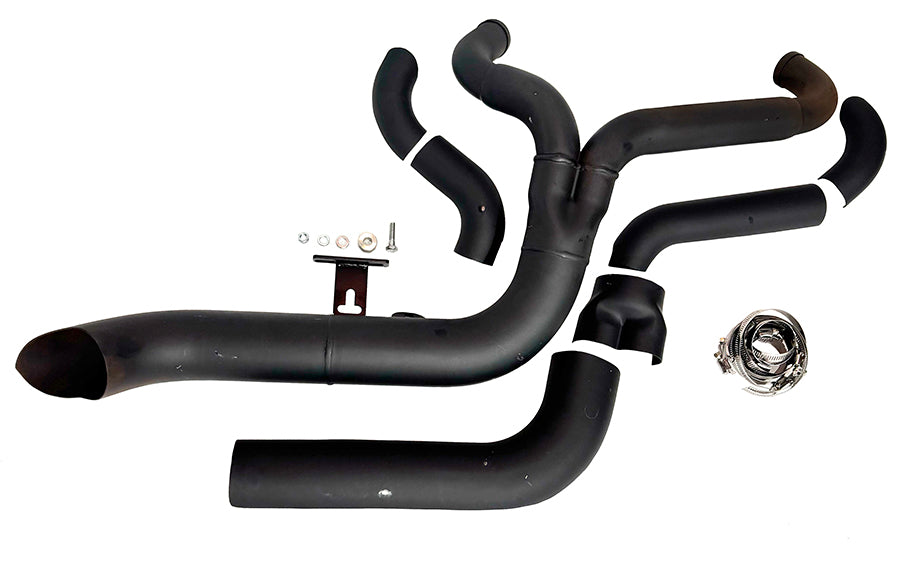 Speedster 1-3/4 inch 2 into 1 Exhaust Header Set Black