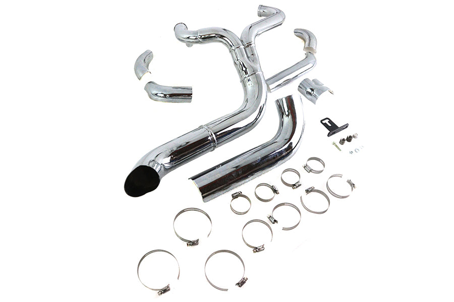 Speedster 1-3/4 inch 2 into 1 Exhaust Header Set Chrome