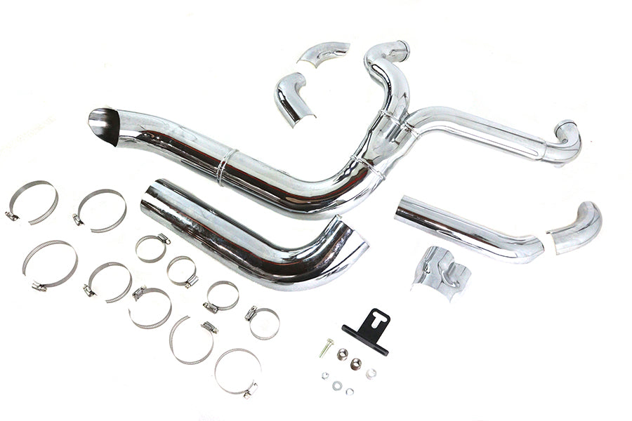 Speedster 1-3/4 inch 2 into 1 Exhaust Header Set Chrome