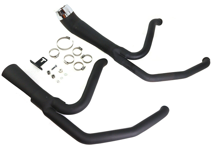 Cyclone 1-3/4 inch 2 into 1 Exhaust Header Set Black