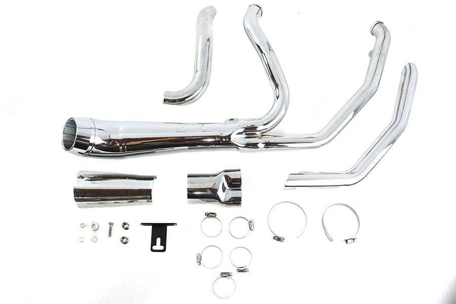 Cyclone 1-3/4 inch 2 into 1 Exhaust Header Set Chrome