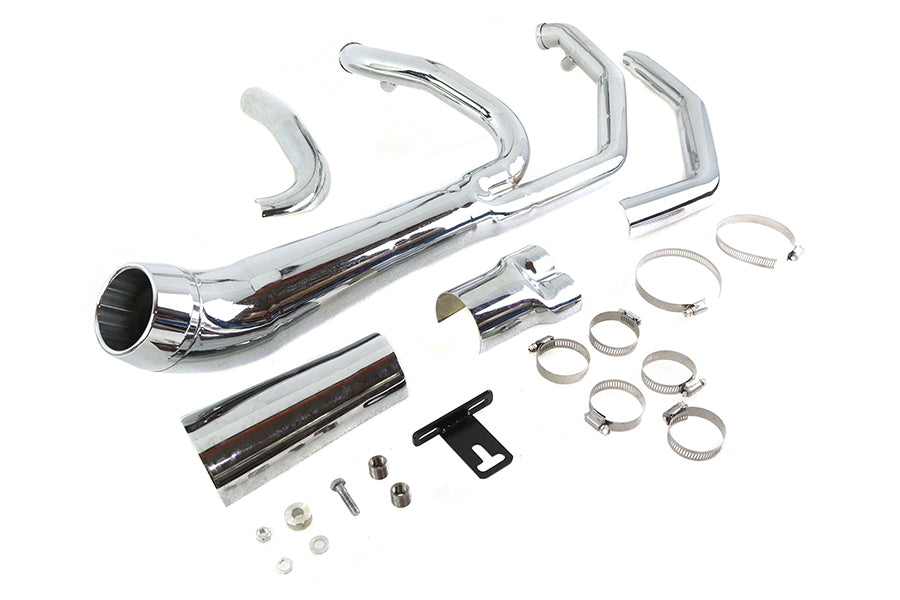 Cyclone 1-3/4 inch 2 into 1 Exhaust Header Set Chrome