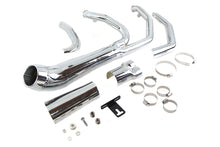 Load image into Gallery viewer, Cyclone 1-3/4 inch 2 into 1 Exhaust Header Set Chrome