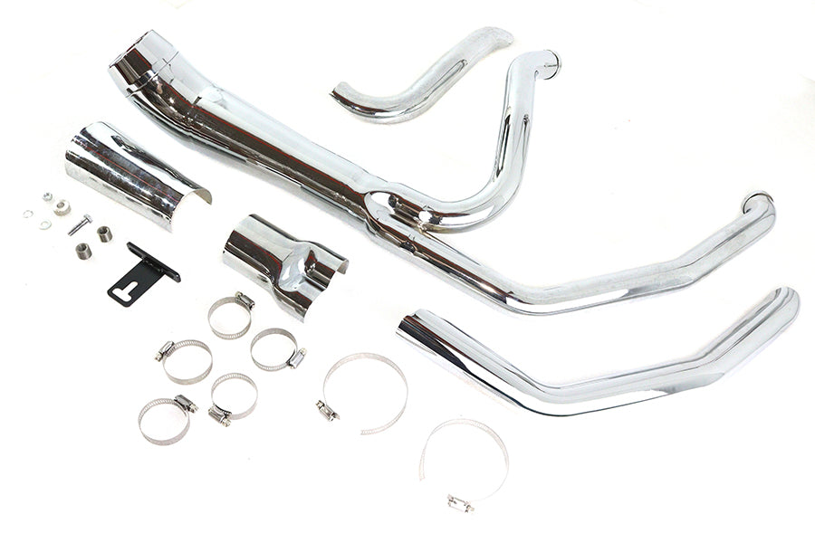 Cyclone 1-3/4 inch 2 into 1 Exhaust Header Set Chrome