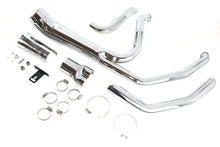 Load image into Gallery viewer, Cyclone 1-3/4 inch 2 into 1 Exhaust Header Set Chrome