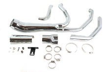Load image into Gallery viewer, Cyclone 1-3/4 inch 2 into 1 Exhaust Header Set Chrome