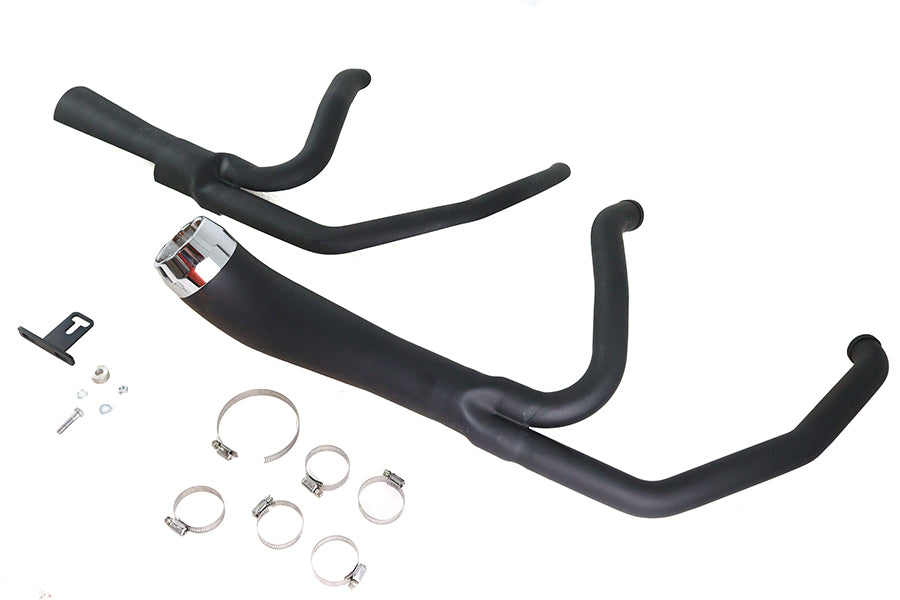 Cyclone 1-3/4 inch 2 into 1 Exhaust Header Set Black