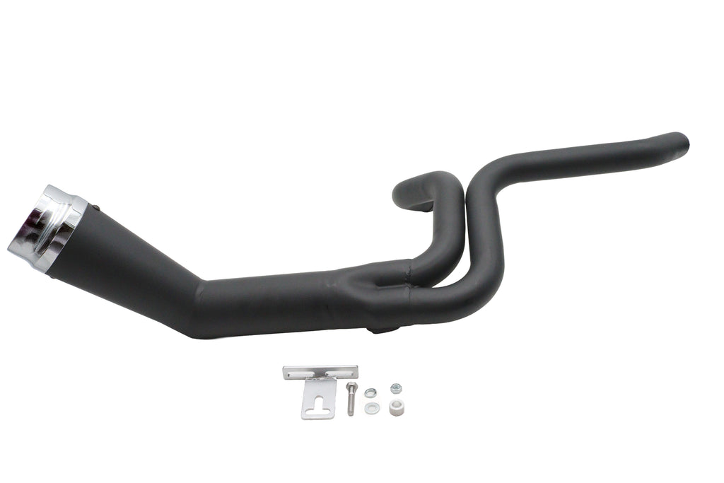Cyclone 1-3/4 inch 2 into 1 Exhaust Header Set Black