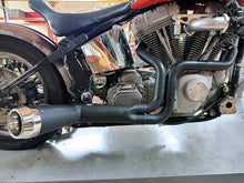 Load image into Gallery viewer, Cyclone 1-3/4 inch 2 into 1 Exhaust Header Set Black
