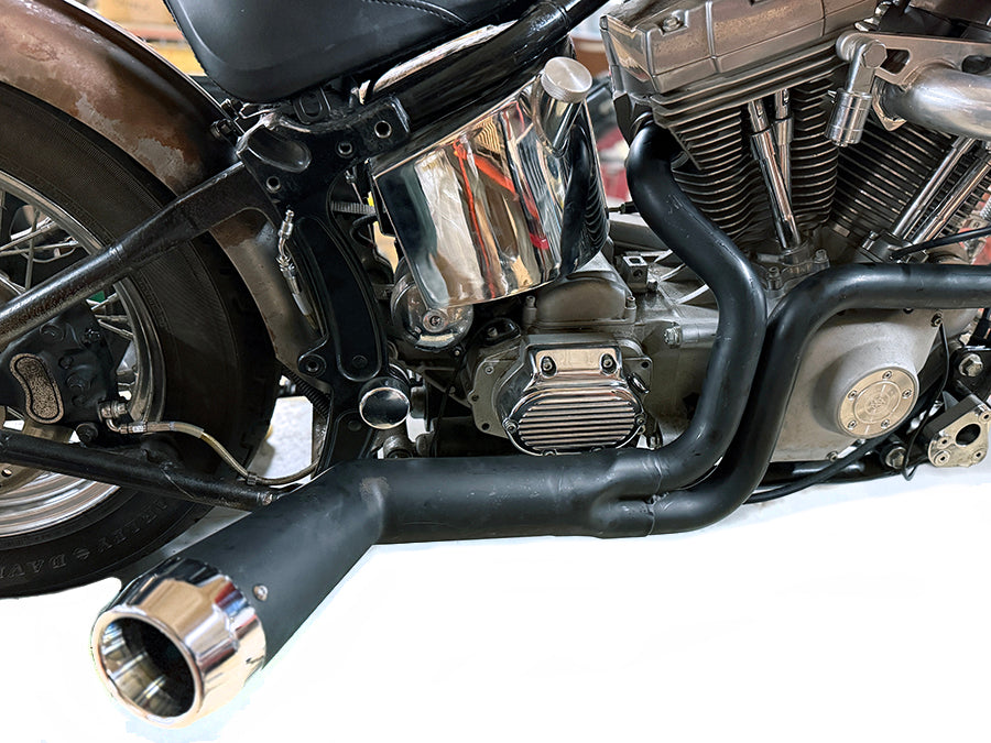 Cyclone 1-3/4 inch 2 into 1 Exhaust Header Set Black