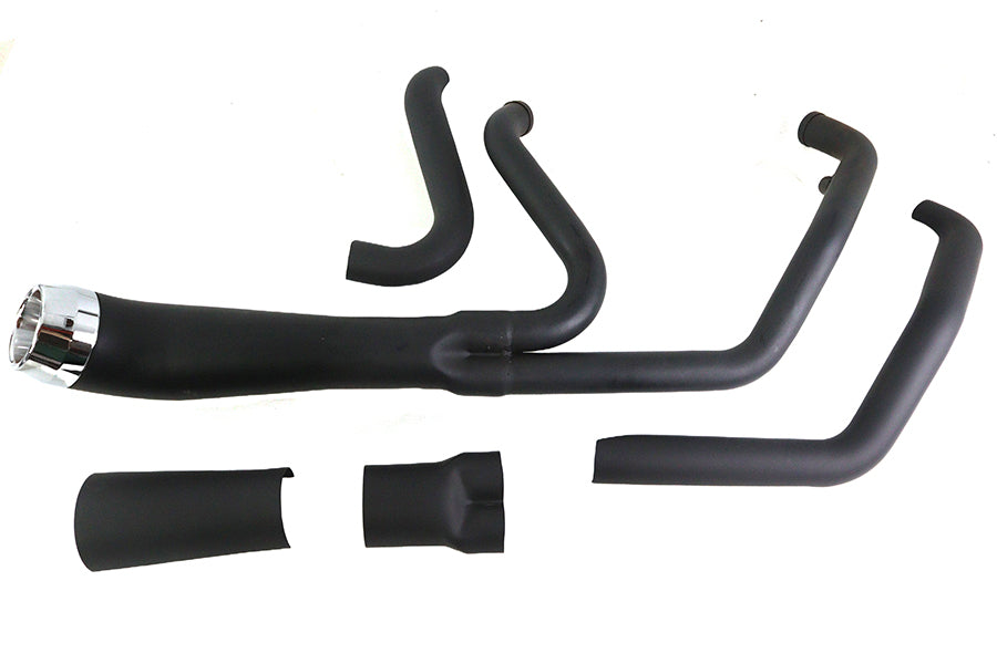 Cyclone 1-3/4 inch 2 into 1 Exhaust Header Set Black