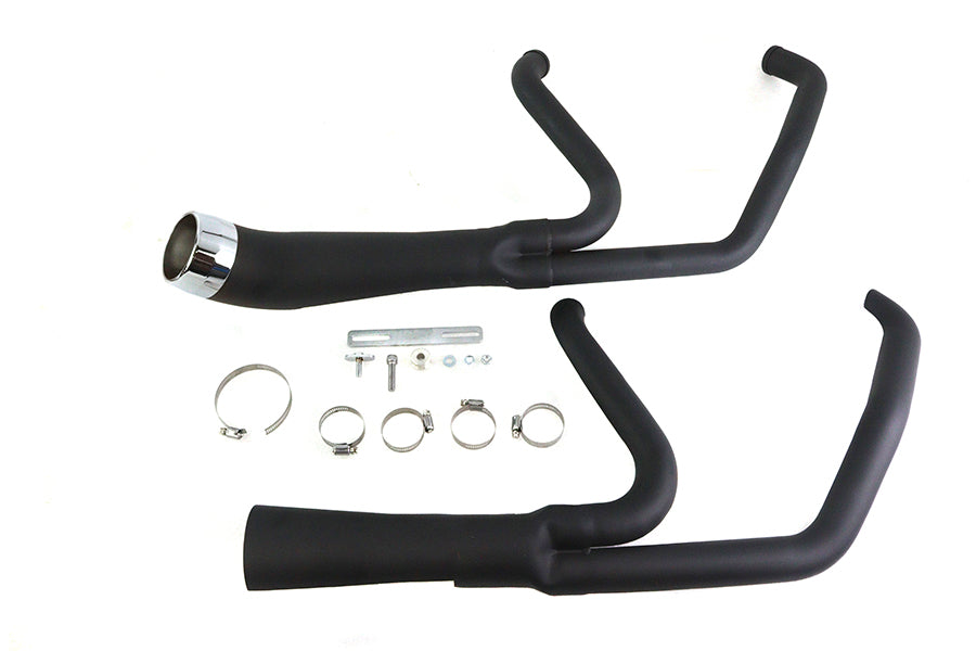 Cyclone 1-3/4 inch 2 into 1 Exhaust Header Set Black