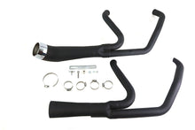 Load image into Gallery viewer, Cyclone 1-3/4 inch 2 into 1 Exhaust Header Set Black