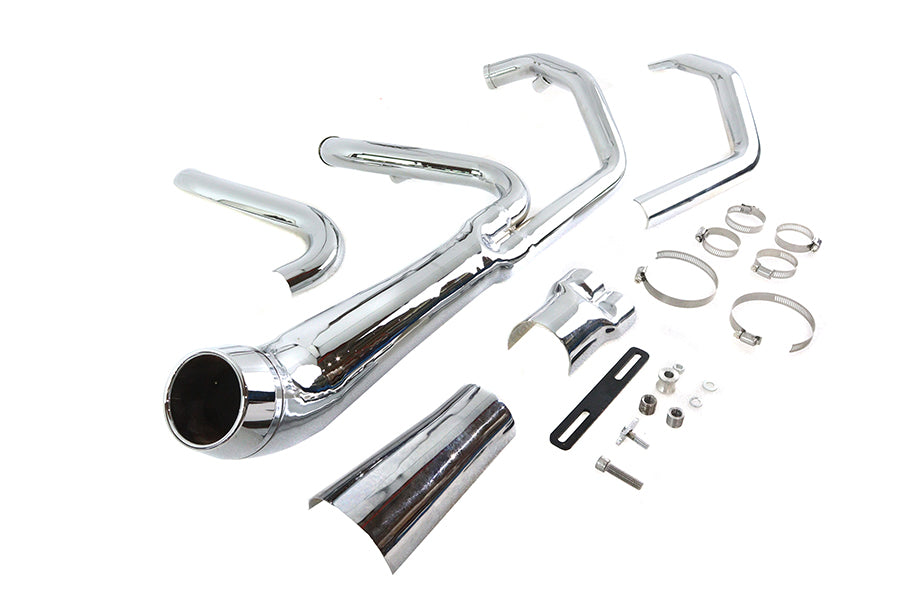 Cyclone 1-3/4 inch 2 into 1 Exhaust Header Set Chrome