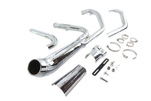 Load image into Gallery viewer, Cyclone 1-3/4 inch 2 into 1 Exhaust Header Set Chrome