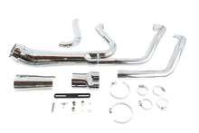 Load image into Gallery viewer, Cyclone 1-3/4 inch 2 into 1 Exhaust Header Set Chrome