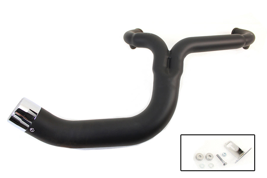 Factory Sample FLT 2:1 Lake Style Exhaust System Black