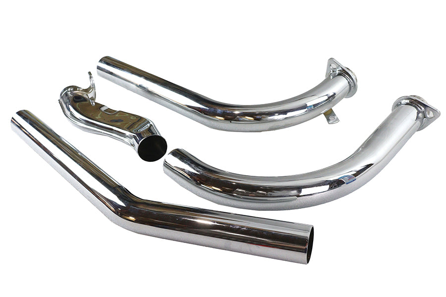 Factory Sample Shovelhead Upsweep Exhaust Header Set Chrome