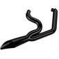 Butte 2 into 1 Exhaust Header Set Black