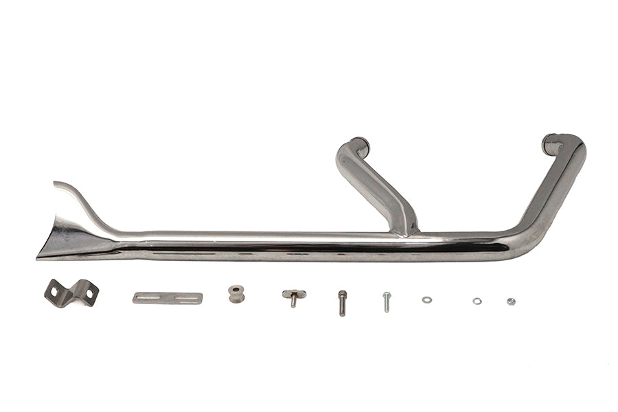 1-3/4 inch 2 into 1 Exhaust Header Set Chrome