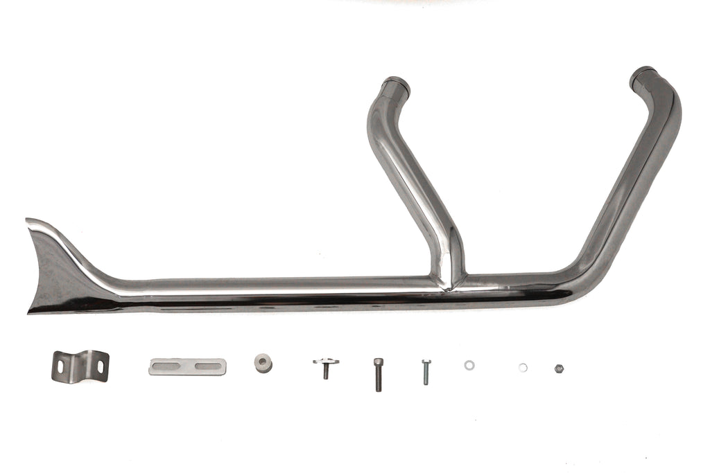 1-3/4 inch 2 into 1 Exhaust Header Set Chrome