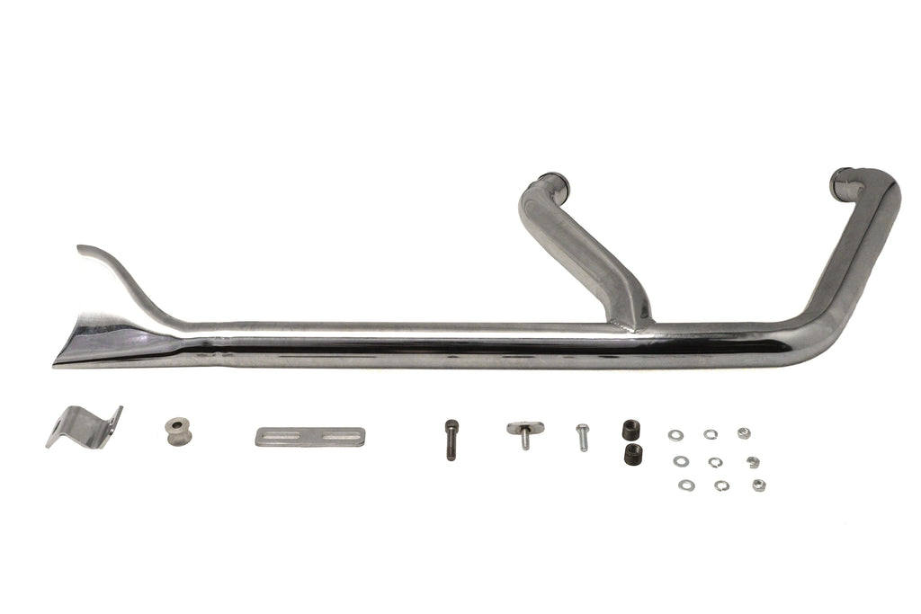1-3/4 inch 2 into 1 Exhaust Header Set Chrome
