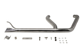 V-TWIN 1-3/4 inch 2 into 1 chrome exhaust header set with polished finish and tubular construction.